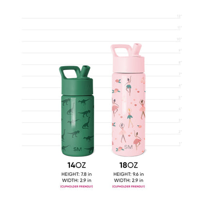 Summit Water Bottle with Straw Lid